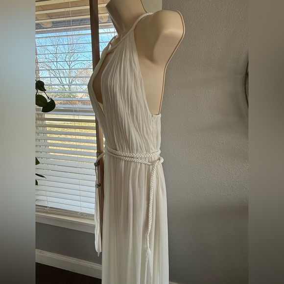 Alice + Olivia Naomi Pleated Goddess Dress Size 0 - Picture 3 of 7